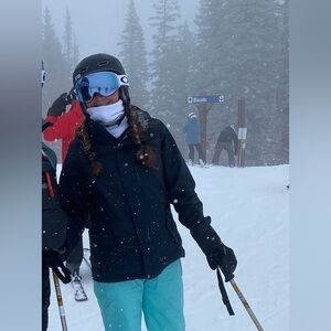 Burton Grey/blue Ski Jacket